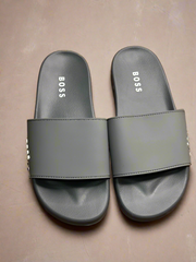 Boss Grey Slipper’s