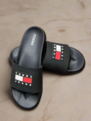 Tomme Jeans Black Slipper’s