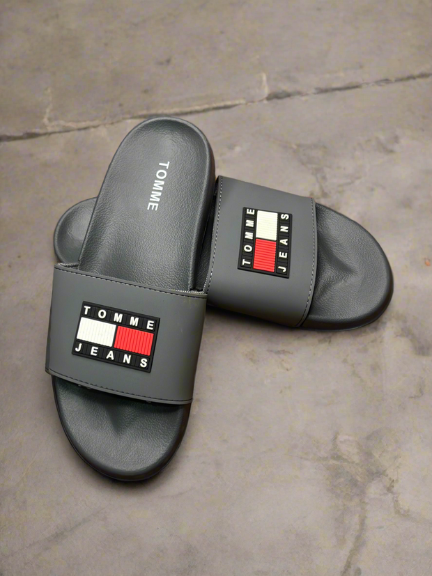 Tomme Jeans Grey Slipper’s